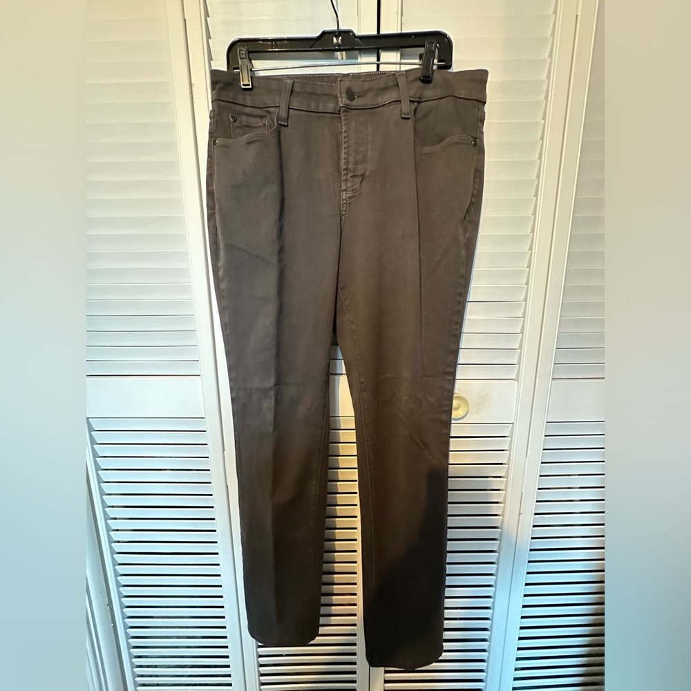 Not Your Daughters Jeans NYDJ 5 pocket brown jeans size 12